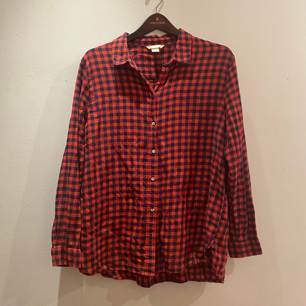 H&M red and black flannel